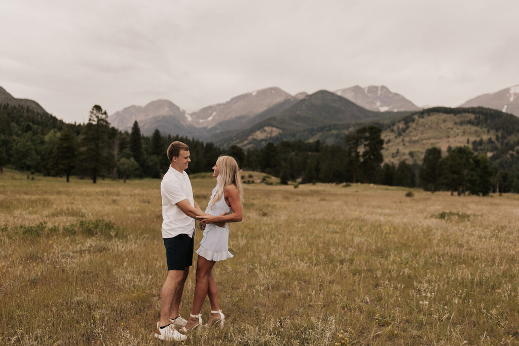 Summer Rocky Mountain Engagement Photos Meg Slattery Photography