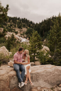 Summer Rocky Mountain National Park Engagement Session in Colorado