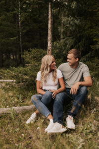 Summer Rocky Mountain National Park Engagement Session in Colorado
