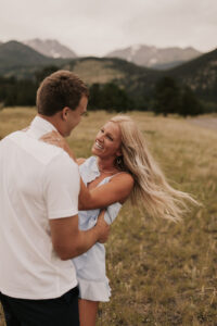 Summer Rocky Mountain National Park Engagement Session in Colorado