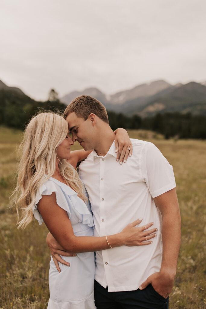 Summer Rocky Mountain National Park Engagement Session in Colorado