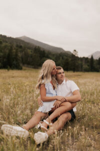 Summer Rocky Mountain National Park Engagement Session in Colorado