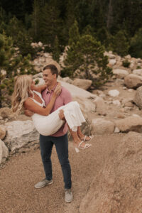 Summer Rocky Mountain National Park Engagement Session in Colorado