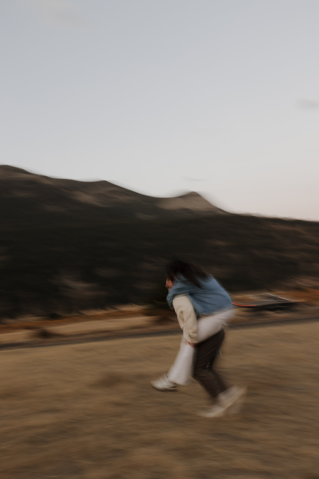 After Dark photos at Dusk in Rocky Mountain National Park. Engagement photos inspired by Noah Kahan songs.